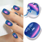 HL 15ML Jelly Glass Cat Eye Gel Polish Holographic Glitter Shimmer Translucent Sheer Color Magnetic Nail Polish for DIY at Home
