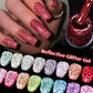 7ml Champagne Gold Sliver Reflective Nail Gel Polish Sparkling Shining Glitter Pink Red Nail Supplies Semi Permanent Gel Varnish