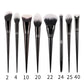 Kat Von D  Makeup Brush Set & Kit Foundation Blush Highlight Concealer Powder Sculpting Eyeshadow Brush KVD Brand Makeup Brush