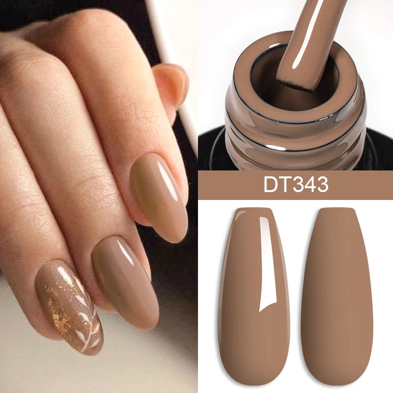 MEET ACROSS 7ml Eggshell Thermal Gel Nail Polish Temperature Changing Gradient Nail Art Varnish Winter Soak Off Gel For Nails