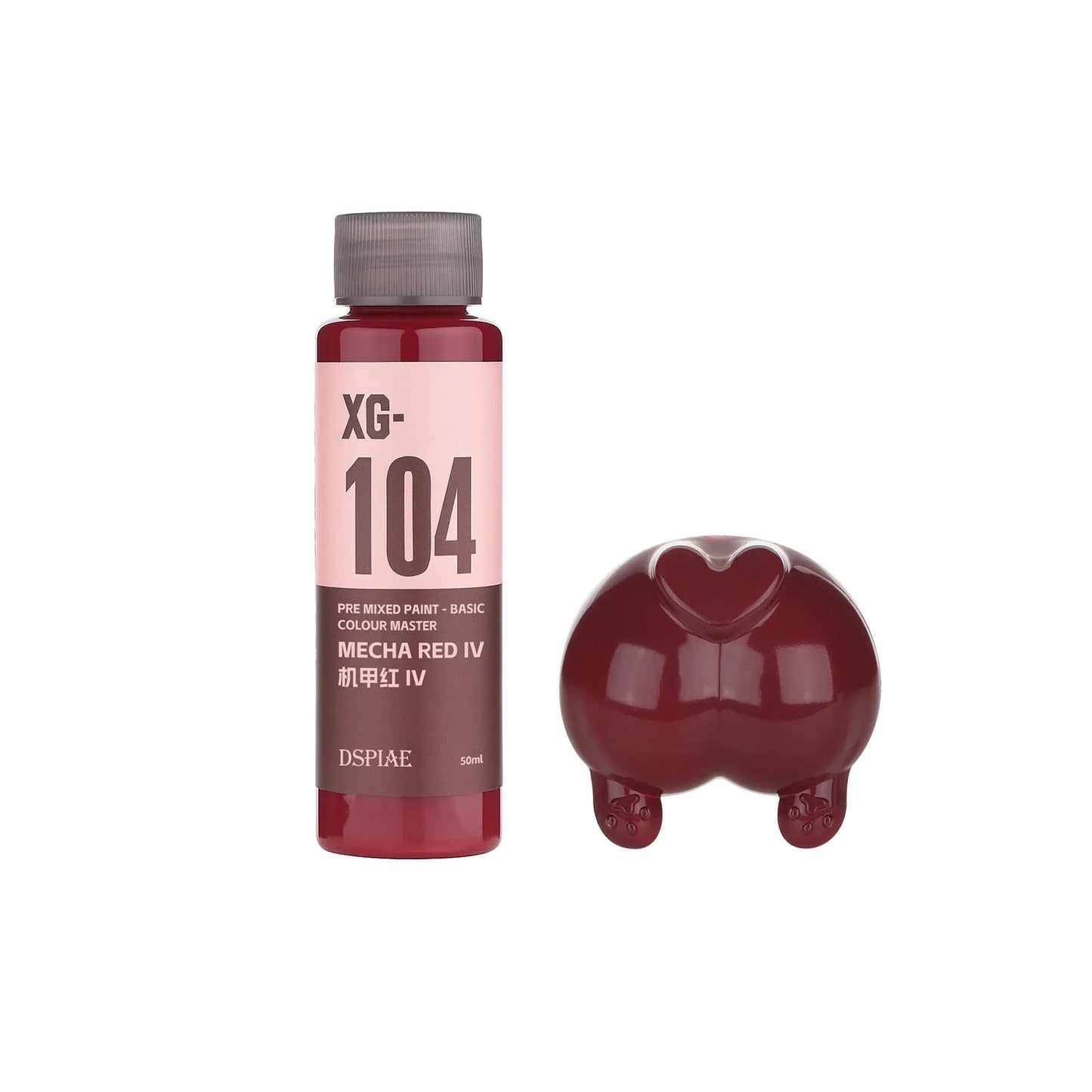 DSPIAE XG Series 50ML Pre Mixed Water Based Paint Basic Color Master Spray Painting Hand Painted Model Kit Pigment for Hobby DIY