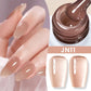 BORN PRETTY Jelly Nude Gel Nail Polish 10ml Light Pink Peach Translucent Color UV Light Cure Gel Varnish Nail Art DIY at Home