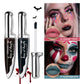 2Pcs Matte Bloody Lip Stain Long-Lasting Water-Resistant Liquid Lipstick Gothic Vampire Halloween Party Lip Tint Cosmetics