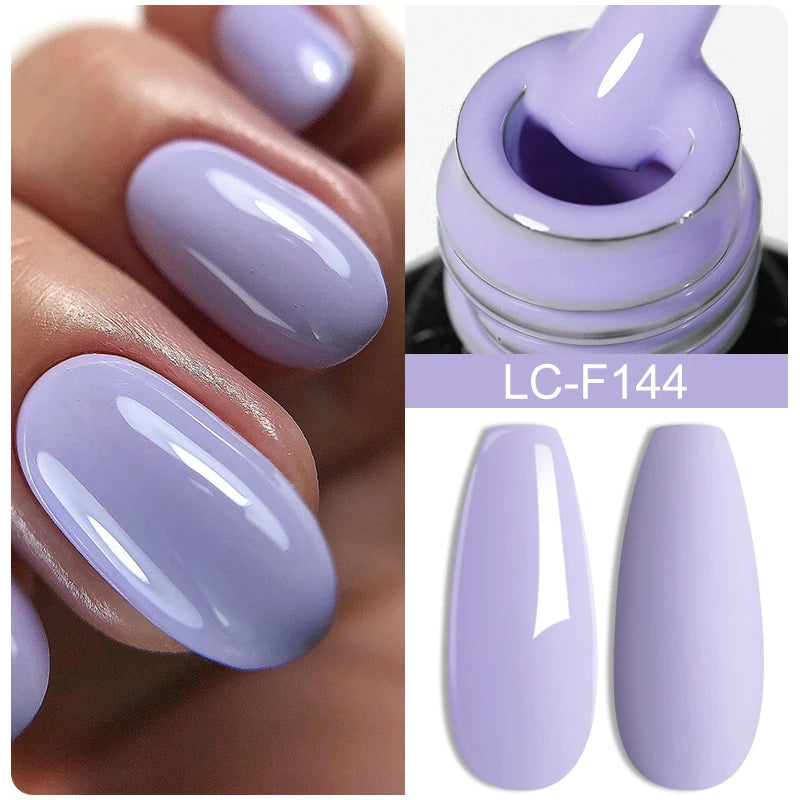 LILYCUTE 7ML Auroras Thermal Gel Nail Polish Nude Dark Purple Glitter Gradient Temperature Color Changing Nail Art Gel Varnishes