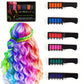6-Piece Temporary Hair Dye Set, New Chalk Comb Temporary Washable Hair Dye, Suitable for Girls' Birthday Role-Playing DIY