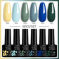 LILYCUTE 6PCs/Set Gel Nail Polish Set Kit Glitter Nail Gel Sequin Vernis Semi Permanent For Manicure Varnish UV LED Nail Art Gel