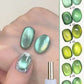 MIANEL 12ml Green Cat Magnetic Gel Nail Polish Spider Lily Varnish Soak Of UV Light Nails Nail Salon Winter Nails 1-21pcs