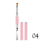 1PC Dual Ended Nail Art Painting Brush Acrylic UV Gel Extension Builder Handle Pattern Coating Drawing Pen DIY Manicure Tools