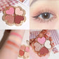 Lucky Clover Eyeshadow Palette, Daily Earthy Color, Fine Glitter, Pearlescent Matte, Pure Lust Four-Color Eyeshadow Palette