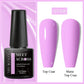 MEET ACROSS 7ml Purple Nail Gel Polish Semi Permanent Nail Art For Nails Decoration UV LED Painting Gel Varnish Nail Supplies