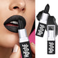 BAOLISHI Black Lipstick Matte Pearlescent Double Texture Dark Lipstick Halloween Creative Cos Personalized Lip Makeup