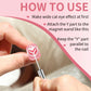 7.5ml Silver Water Gloss Cat Eye Tape Love Magnet Set UV/LED Super Bright Long-lasting Nail Art Gel Suitable for DIY Nail Salon