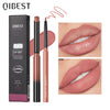 QIBEST Matte Nude Lipstick Pen Long Lasting Lipliner Lip Pencil Waterproof Lip Liner Contour Sexy Red Lip Makeup Set For Women