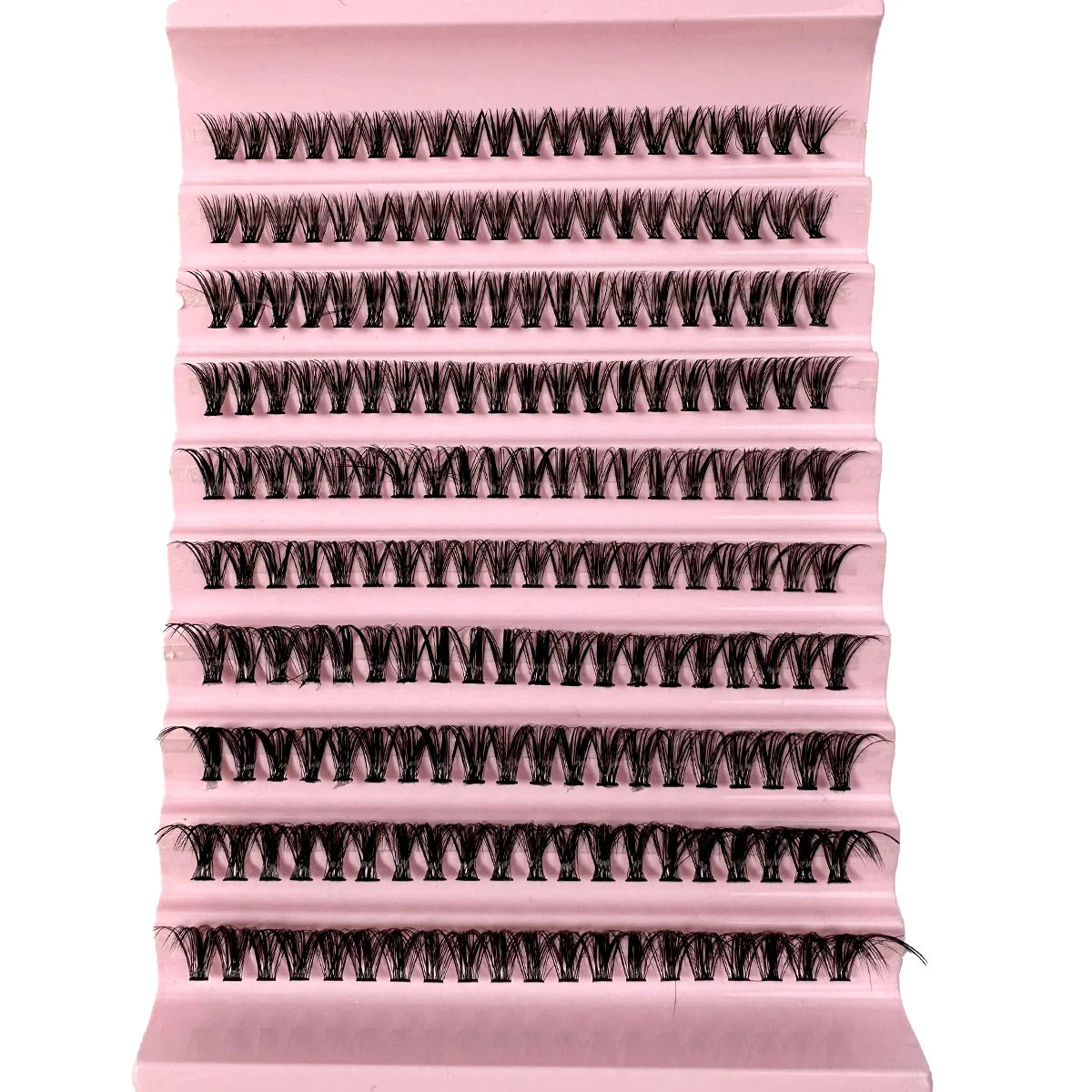0.07mm DIY 5D Fluffy Lash Clusters 60D 80D 100D Thick Eyelash Clusters D Curl Wispy Individual Lashes 10-16mm Eyelash Extension