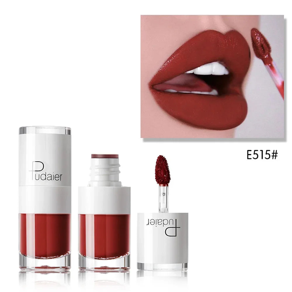 1-PCS Pink Women’s Lipstick – 16 Colors, Long-Lasting Waterproof Liquid Pencil, Matte Lipstick, Lip Gloss Makeup