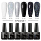 MEET ACROSS 6Pcs Gel Nail Polish Set Pink Red Green Macaron Color Manicure Kit For Nails UV Gel Nail Art Varnish Nail Supplies