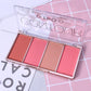 O.TWO.O 4 Colors Contour Palette Face Shadow Groming Powder Makeup Bronzer Long Lasting Facial Contouring Concealer Cosmetics
