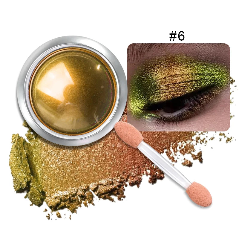 High-Pigmented MultiChrome Eyeshadow Powder MultiChrome Shifting Pigments Duochrome Chameleon Eyeshadow Infinite Chrome Powder