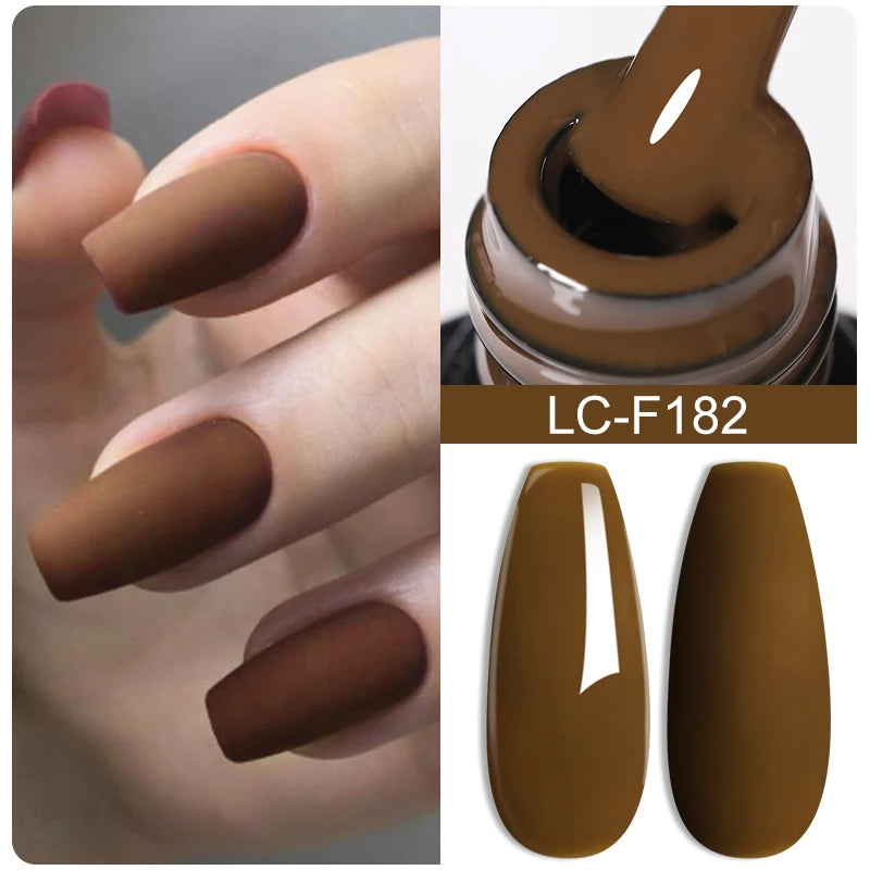 LILYCUTE 5ml White Black Liner Gel Nail Polish Colorful French Painting Stripe Semi Permanent Drawing Nail Art UV Gel Varnish