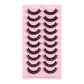 10Pairs 3D Mink Lashes russian strip lash Dramatic False Eyelashes Faux Cils Makeup Wholesale Fake Eyelash Extension