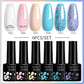 LILYCUTE 6PCs/Set Gel Nail Polish Set Kit Glitter Nail Gel Sequin Vernis Semi Permanent For Manicure Varnish UV LED Nail Art Gel