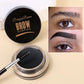 Matte Brown & Black 3D Eyebrow Cream – Natural Tint, Waterproof, Long-Lasting Gel Wax for Wild, Defined Brows