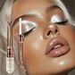 Liquid Eyeshadow & Eyeliner, Waterproof Long‑Lasting, Pearl Glitter Portable Women Eye Makeup, Christmas Halloween Gift