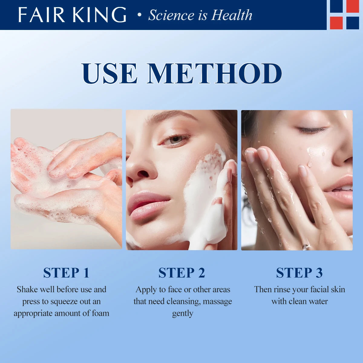 Foaming Exfoliating Mousse Deep Remove Cleaning All Skin Types Wash Face Smooth Moisturizing Skin Exfoliator Unblock Pores 60ML