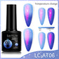 LILYCUTE 7ML Auroras Glitter Thermal Gel Nail Polish Temperature Color Changing Semi Permanent Soak Off Nail Art UV Gel Varnish