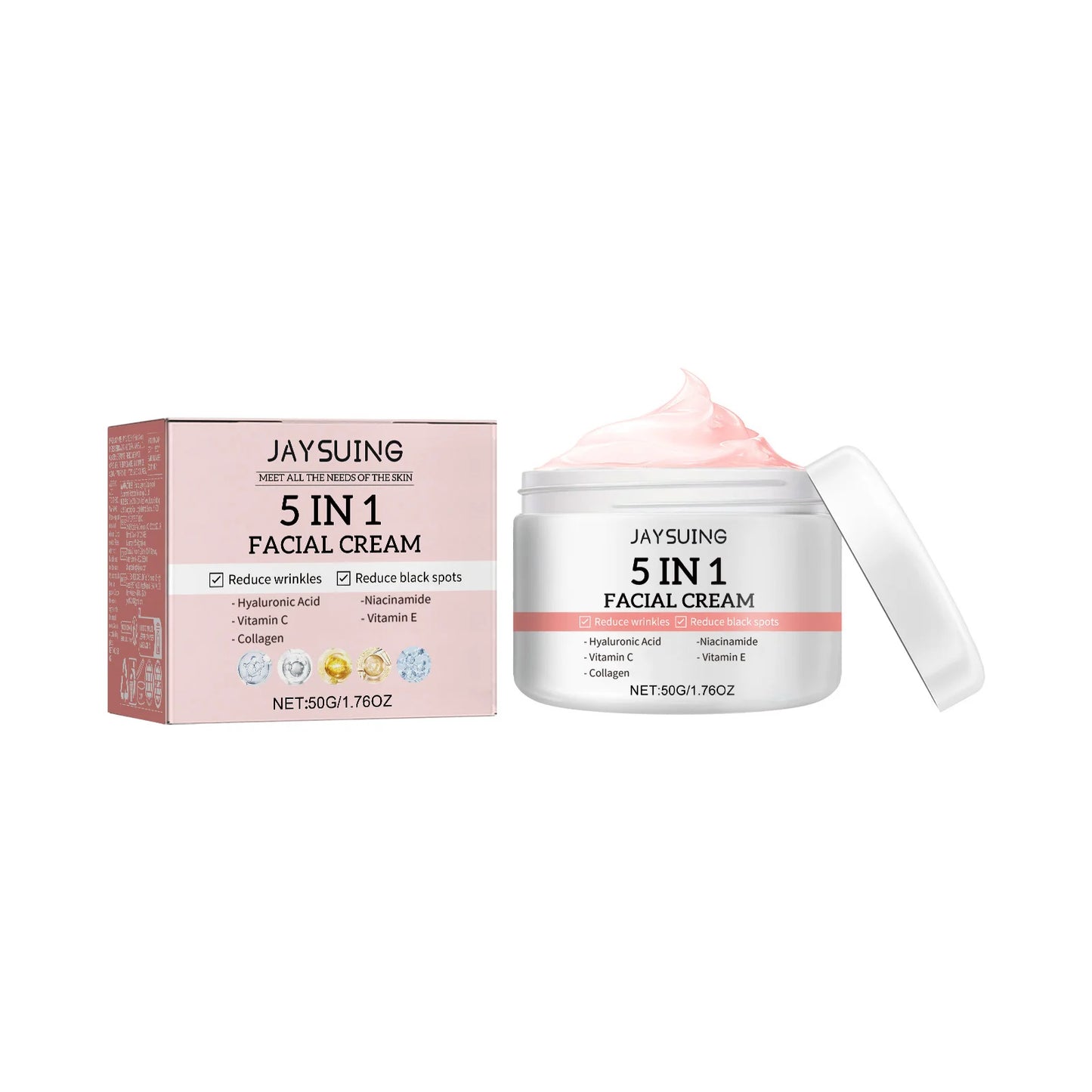 Facial Moisturizing Set Hydrate Brighten Firm Skin Exfoliating Acne Removal Shrink Pore Fix Sensitive Dullness Collagen Face Kit