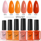LILYCUTE 6PCs/Set Gel Nail Polish Set Kit Glitter Nail Gel Sequin Vernis Semi Permanent For Manicure Varnish UV LED Nail Art Gel
