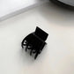 Women Elegant Black Geometric Plastic Hair Claw Lady Sweet Long Hair Holder Toothed Hair Clips Hairpins Fashion Hair Accessories