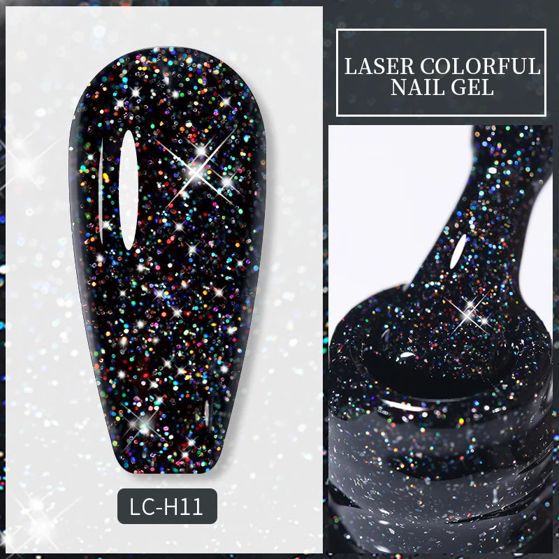 LILYCUTE 7ML Eggshell Gel Nail Polish White Black Material Semi Permanent Autumn Varnish With Any Color Gel Soak Off UV Manicure