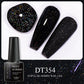 MEET ACROSS 7ml 140 Colors Glitter Gel Nail Polish Fluorescent Laser Semi Permanent Soak Off Nail Art UV Gel Varnish Manicure