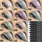 1pc Colourful Eyeliner Pen,High Pigmented Pearly Glitter&Shimmer Metallic Eyeliner Stick, Long Lasting Waterproof White Black