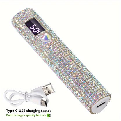 DianaBeauty Handheld Nail Dryer Lamp UV/LED Nail Curing All Gel Polish Nail Art Tool USB Rechargeabl Quick Dry Nail Lamp