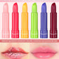 6-Color Fruity Scent Color-Changing Lipstick, Moisturizing and Hydrating, Long-Lasting Lip Balm with Smooth and Soft Texture