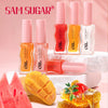 Fruit Honey Essence Lip Oil – Plump Strawberry Tinted Lip Jelly, Waterproof Moisturizing Lip Gloss Liquid for Smooth Lips
