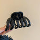 New Acrylic Pumpkin Hollowed Simple Fashion Hair Claws for Women Vintage Temperament Shark Clips Daily Commute Head Accessories