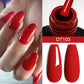 MEET ACROSS 7ml Red Gel Nail Polish Crystal Semi Permanent Soak Off UV Gel Varnish Nail Art Manicure Base Matte Top Coat Vernis
