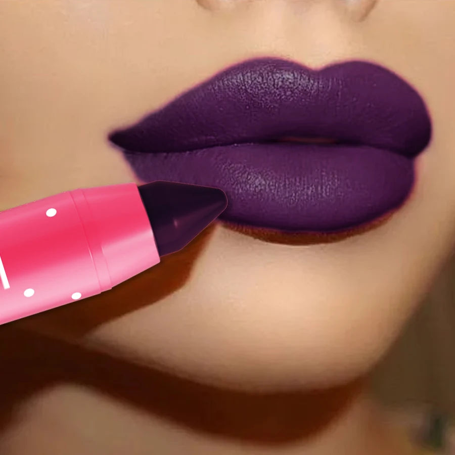 15 colors 1pc matte lipstick pen waterproof lip stain tint korean makeup lip cosmetic nude lipstick pen for women gift lip liner