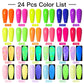 140/160pcs Colorful Gel Nail Polish Set Nail  Art Semi-permanent Varnish Soak Off Uv LED Gel Professional Manicure Set Nails Kit