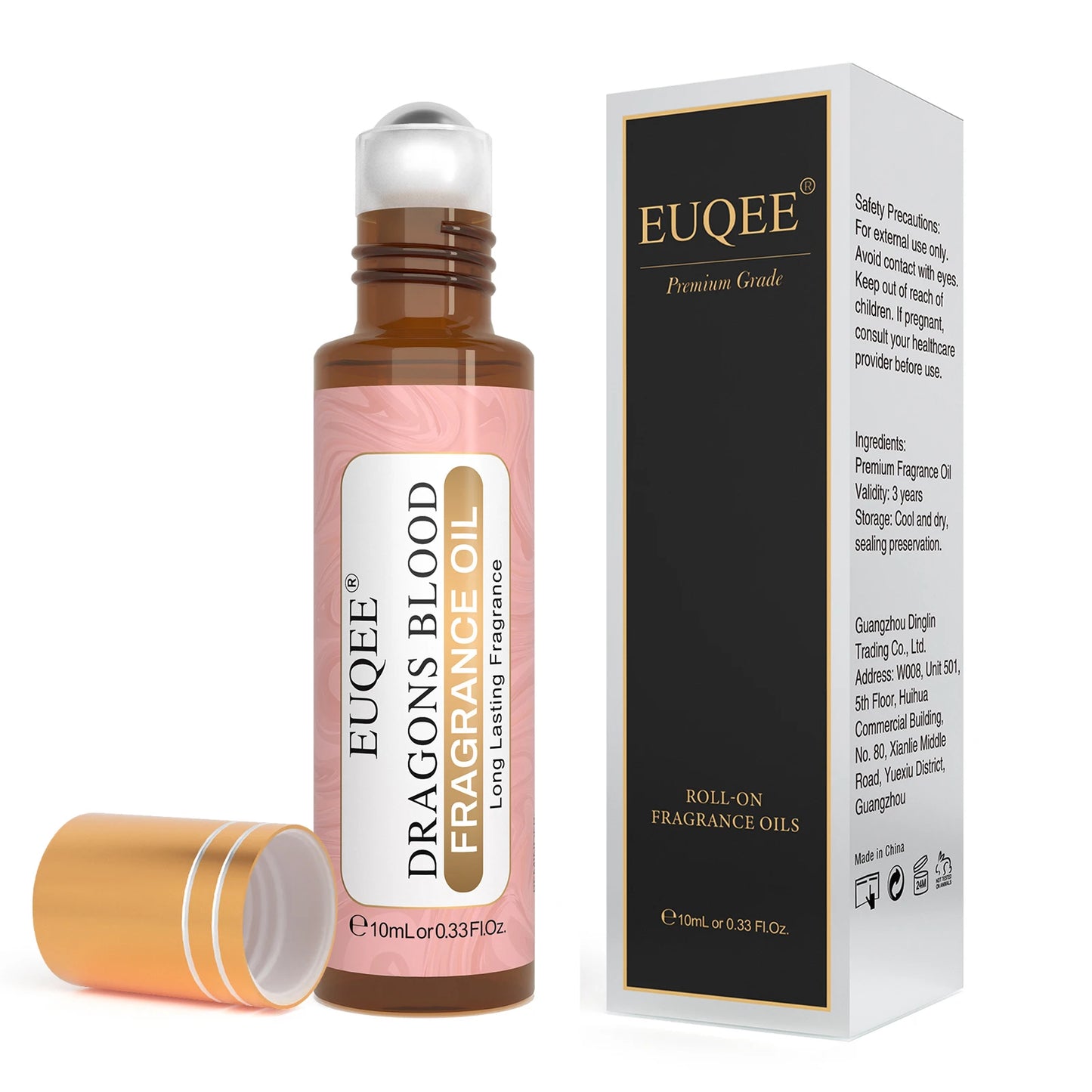 EUQEE 3pcs/1pcs Men's Fragrance Oil Leather Sweet Tobacco Dragons Blood Vanilla Musk Oud Wood Coffee Aromatherapy Perfume Oils