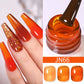 BORN PRETTY 10ml Blood Red Jelly Gel Nail Polish Halloween Nails Art Gel Polish Sheer Translucent Nail Gel for Winter Manicure