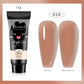 15ml Solid Extension Gel Nail Build Poly Nail Acrylic Gel Crystal Naked Color UV LED Polish Gel For Extend Nail Quick Extension