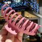 2025 Korean Solid Big Hair Claws Elegant Frosted Acrylic Hair Clips Hairpins Barrette Headwear for Women Girls Hair Accessories