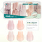 Nailpop 3-IN-1 Nude Natural Soft Nail Tips Set 140PCS Skin Tones Press on Nails Ultra-Fit Gel Nail Extensions Easy Manicure DIY