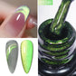 MEET ACROSS Pink Red Cat Eye Gel Nail Polish 7ml Jelly Amber Cat Magnetic Gel Nail Soak Off UV LED Semi Permanent Gel Nail Art