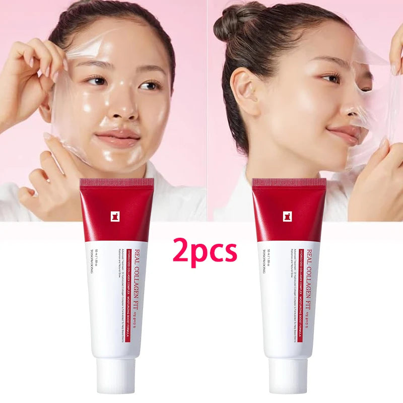New Collagen Wrapping Mask Peel Off Facial Mask for ElasticityV Hydrating Glow Glass Skin Face Moisturizer Korean Skin Care 50ml