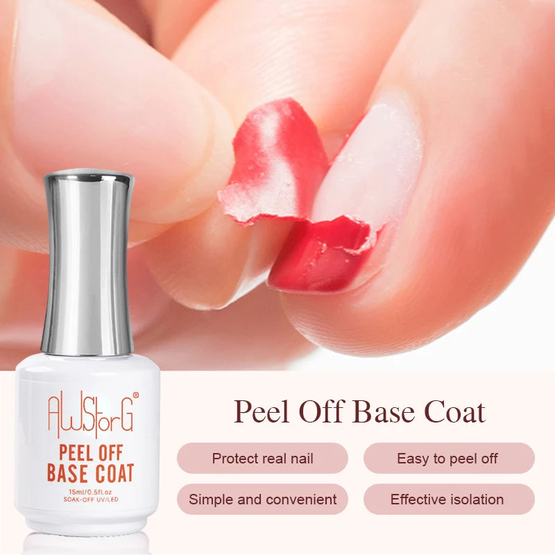 AWStorG 15ML Super Top Coat  Function Gel No Wipe Matte Top Gel Transparent Soak Off  UV LED NailArt Manicure Gel Varnish Primer
